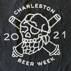 Charleston South Carolina 2021 Beer Week T Shirt Size 2 XL